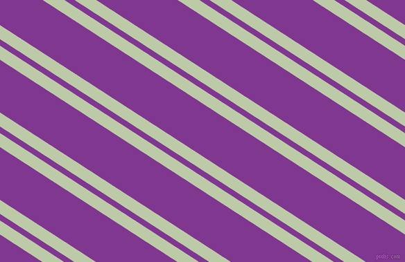 147 degree angles dual stripes line, 17 pixel line width, 8 and 64 pixels line spacing, Pale Leaf and Vivid Violet dual two line striped seamless tileable