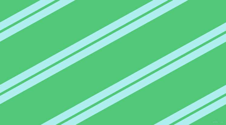 29 degree angles dual stripes lines, 24 pixel lines width, 8 and 125 pixels line spacing, Pale Turquoise and Emerald dual two line striped seamless tileable