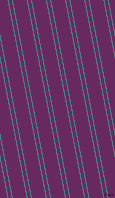 101 degree angle dual stripe line, 4 pixel line width, 10 and 45 pixel line spacing, Paradiso and Palatinate Purple dual two line striped seamless tileable