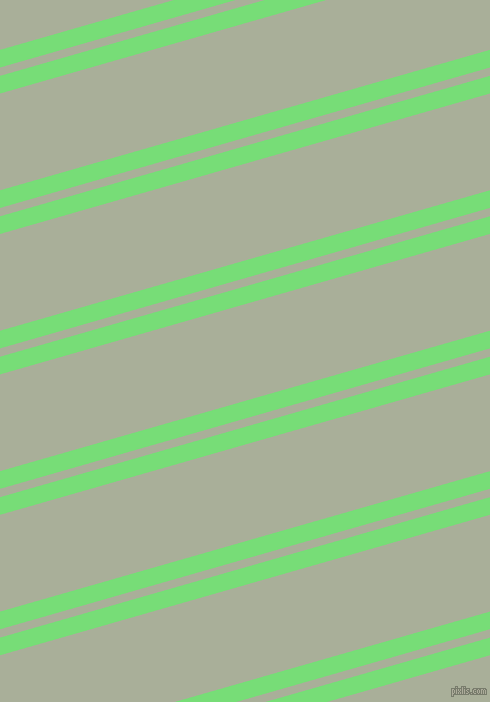 16 degree angles dual striped lines, 17 pixel lines width, 8 and 93 pixels line spacing, Pastel Green and Green Spring dual two line striped seamless tileable