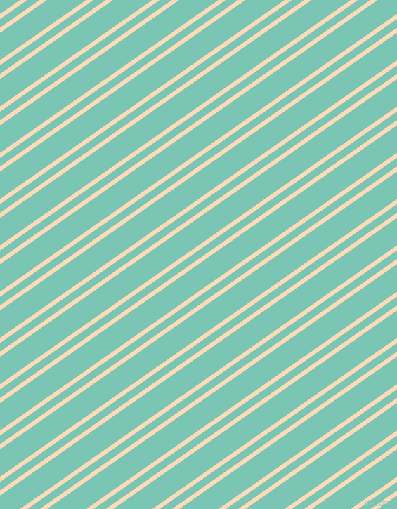 35 degree angle dual stripe lines, 6 pixel lines width, 10 and 32 pixel line spacing, Peach Puff and Monte Carlo dual two line striped seamless tileable