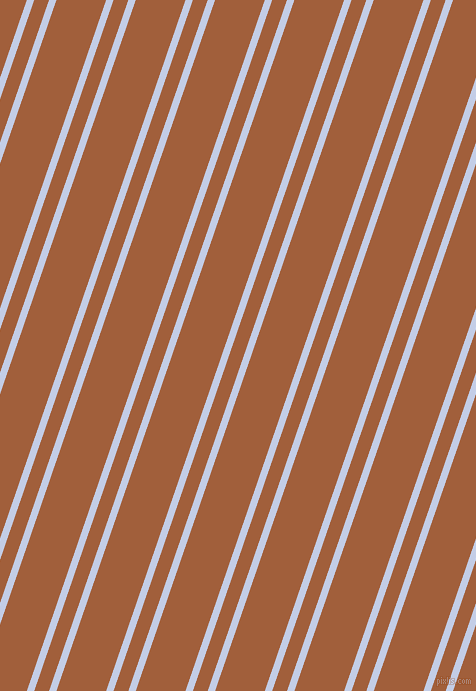 71 degree angle dual stripe line, 7 pixel line width, 14 and 47 pixel line spacing, Periwinkle and Desert dual two line striped seamless tileable