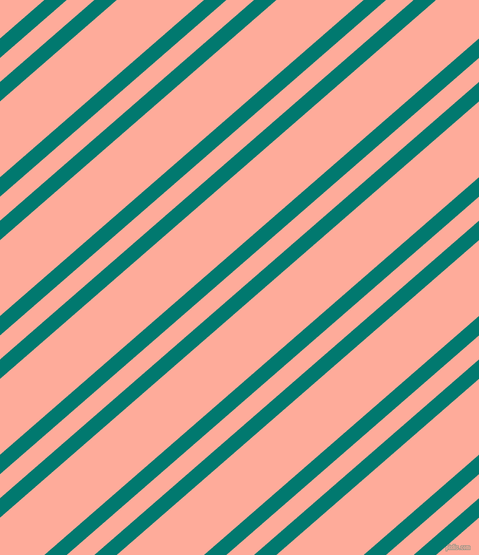 41 degree angle dual striped lines, 21 pixel lines width, 26 and 82 pixel line spacing, Pine Green and Rose Bud dual two line striped seamless tileable