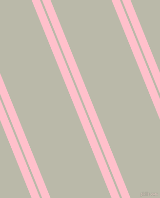 112 degree angle dual striped line, 16 pixel line width, 4 and 116 pixel line spacing, Pink and Mist Grey dual two line striped seamless tileable