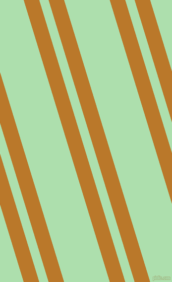 107 degree angle dual stripes line, 30 pixel line width, 18 and 88 pixel line spacing, Pirate Gold and Moss Green dual two line striped seamless tileable