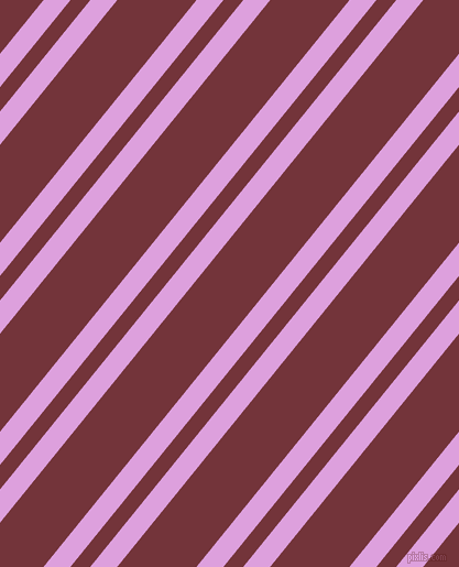 51 degree angles dual stripes line, 19 pixel line width, 14 and 56 pixels line spacing, Plum and Merlot dual two line striped seamless tileable