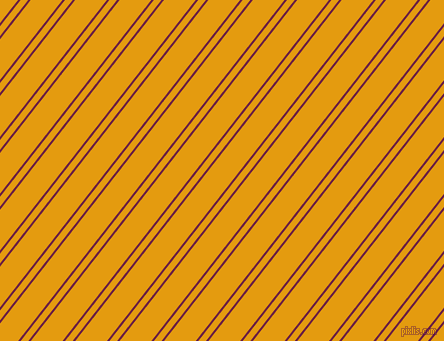 52 degree angle dual striped lines, 2 pixel lines width, 6 and 25 pixel line spacing, Pompadour and Gamboge dual two line striped seamless tileable