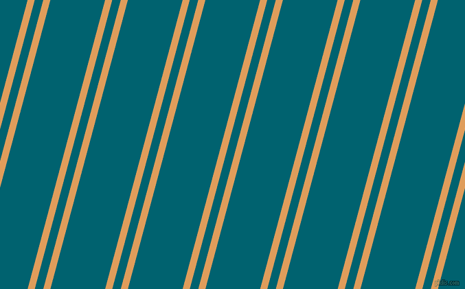 75 degree angle dual striped line, 10 pixel line width, 12 and 77 pixel line spacing, Porsche and Blue Lagoon dual two line striped seamless tileable