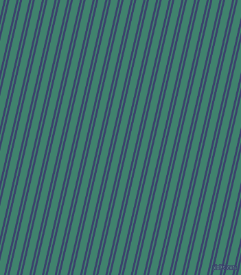 77 degree angles dual stripes line, 3 pixel line width, 2 and 10 pixels line spacing, Port Gore and Viridian dual two line striped seamless tileable