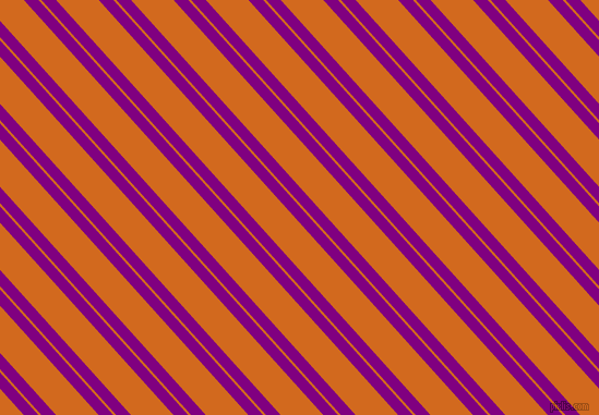 132 degree angles dual stripes line, 10 pixel line width, 2 and 29 pixels line spacing, Purple and Chocolate dual two line striped seamless tileable