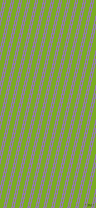 77 degree angles dual striped line, 4 pixel line width, 2 and 15 pixels line spacing, Purple Mountain