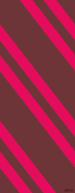 128 degree angle dual stripes lines, 42 pixel lines width, 36 and 126 pixel line spacing, Razzmatazz and Sanguine Brown dual two line striped seamless tileable