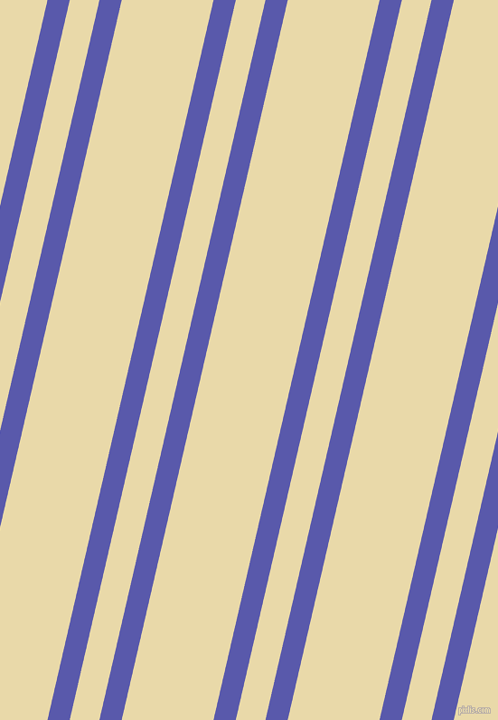 77 degree angle dual striped line, 24 pixel line width, 32 and 99 pixel line spacing, Rich Blue and Sidecar dual two line striped seamless tileable