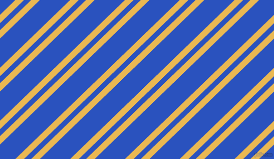 44 degree angles dual stripe line, 12 pixel line width, 10 and 42 pixels line spacing, Ronchi and Cerulean Blue dual two line striped seamless tileable