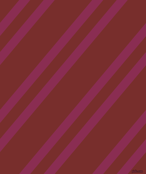 50 degree angles dual stripes line, 28 pixel line width, 34 and 95 pixels line spacing, Rose Bud Cherry and Lusty dual two line striped seamless tileable