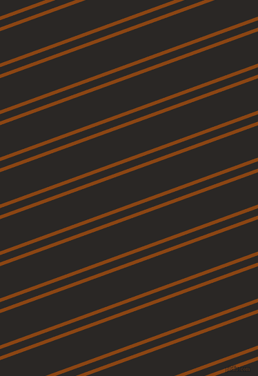 20 degree angle dual stripe line, 5 pixel line width, 10 and 44 pixel line spacingSaddle Brown and Bokara Grey dual two line striped seamless tileable
