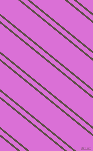 141 degree angle dual stripe line, 6 pixel line width, 14 and 76 pixel line spacing, Saddle and Orchid dual two line striped seamless tileable