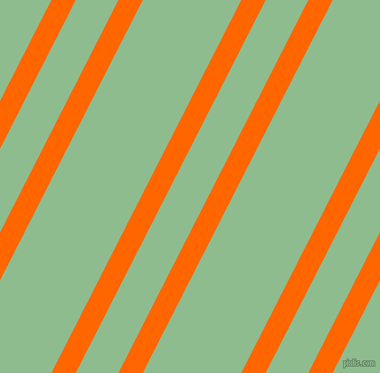 63 degree angles dual stripe line, 24 pixel line width, 42 and 97 pixels line spacing, Safety Orange and Dark Sea Green dual two line striped seamless tileable