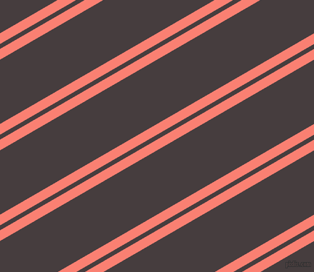 30 degree angles dual striped line, 13 pixel line width, 6 and 78 pixels line spacing, Salmon and Jon dual two line striped seamless tileable