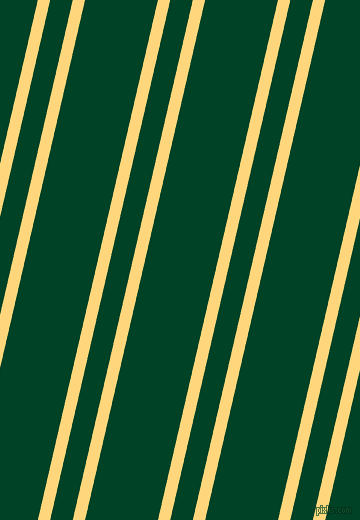 77 degree angles dual striped lines, 12 pixel lines width, 22 and 71 pixels line spacing, Salomie and British Racing Green dual two line striped seamless tileable