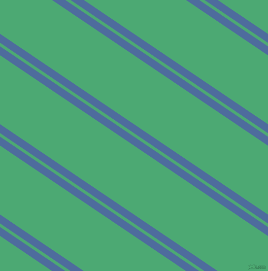 146 degree angle dual striped lines, 15 pixel lines width, 6 and 116 pixel line spacing, San Marino and Ocean Green dual two line striped seamless tileable