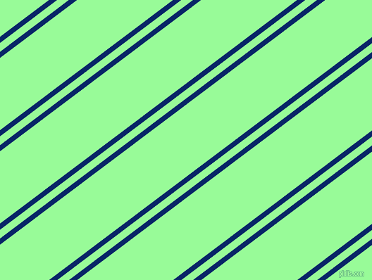 37 degree angles dual stripes line, 7 pixel line width, 10 and 82 pixels line spacing, Sapphire and Pale Green dual two line striped seamless tileable
