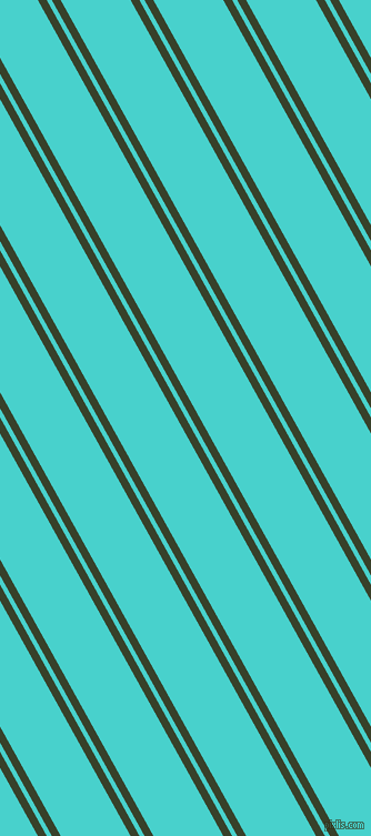 119 degree angle dual striped lines, 7 pixel lines width, 4 and 55 pixel line spacing, Seaweed and Medium Turquoise dual two line striped seamless tileable