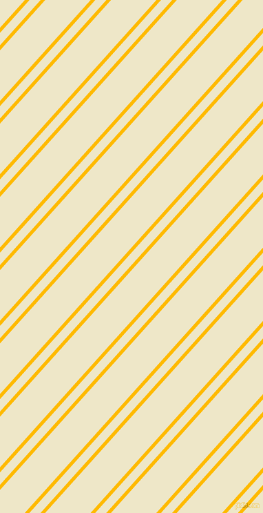 48 degree angle dual striped lines, 5 pixel lines width, 12 and 49 pixel line spacing, Selective Yellow and Scotch Mist dual two line striped seamless tileable