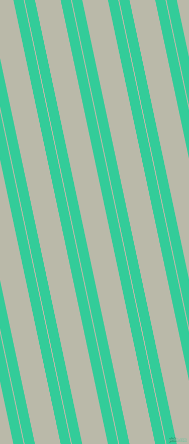 102 degree angle dual striped line, 20 pixel line width, 2 and 50 pixel line spacing, Shamrock and Mist Grey dual two line striped seamless tileable