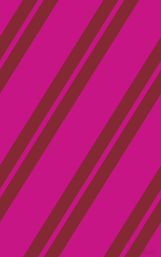 58 degree angle dual stripes line, 26 pixel line width, 10 and 78 pixel line spacing, Shiraz and Medium Violet Red dual two line striped seamless tileable