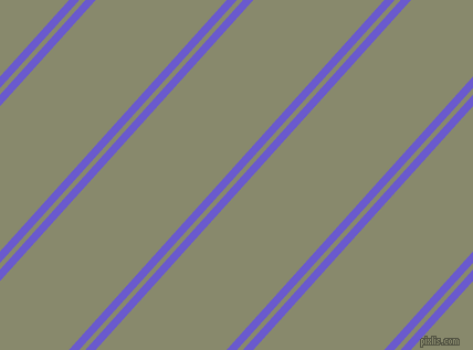 48 degree angle dual stripe lines, 7 pixel lines width, 4 and 88 pixel line spacing, Slate Blue and Bitter dual two line striped seamless tileable