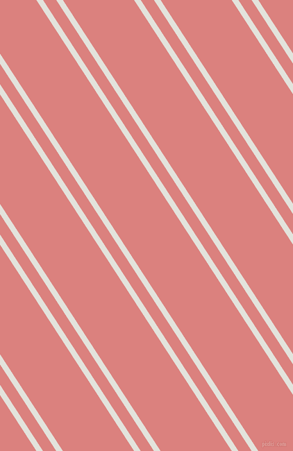 123 degree angle dual stripes lines, 8 pixel lines width, 16 and 86 pixel line spacing, Snow Drift and Sea Pink dual two line striped seamless tileable