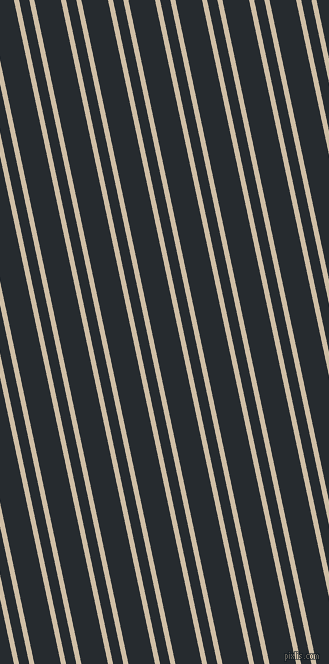 102 degree angles dual stripes lines, 5 pixel lines width, 10 and 26 pixels line spacing, Soft Amber and Blue Charcoal dual two line striped seamless tileable