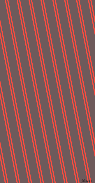 101 degree angles dual striped lines, 4 pixel lines width, 4 and 28 pixels line spacing, Sunset Orange and Falcon dual two line striped seamless tileable