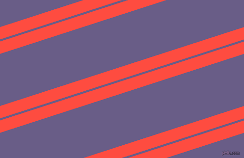 18 degree angle dual stripes lines, 24 pixel lines width, 4 and 101 pixel line spacing, Sunset Orange and Kimberly dual two line striped seamless tileable