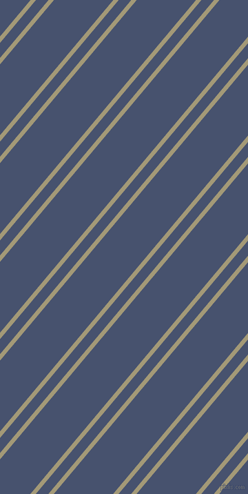 50 degree angle dual striped line, 6 pixel line width, 14 and 66 pixel line spacing, Tallow and East Bay dual two line striped seamless tileable