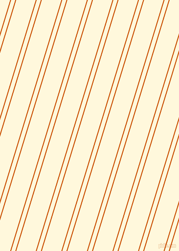 73 degree angles dual stripe lines, 2 pixel lines width, 8 and 38 pixels line spacing, Tenne Tawny and Corn Silk dual two line striped seamless tileable