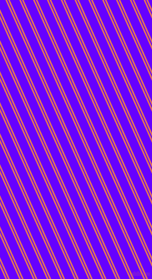 114 degree angle dual striped line, 3 pixel line width, 2 and 17 pixel line spacing, Terra Cotta and Electric Indigo dual two line striped seamless tileable