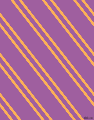 128 degree angle dual stripes lines, 10 pixel lines width, 16 and 64 pixel line spacing, Texas Rose and Violet Blue dual two line striped seamless tileable