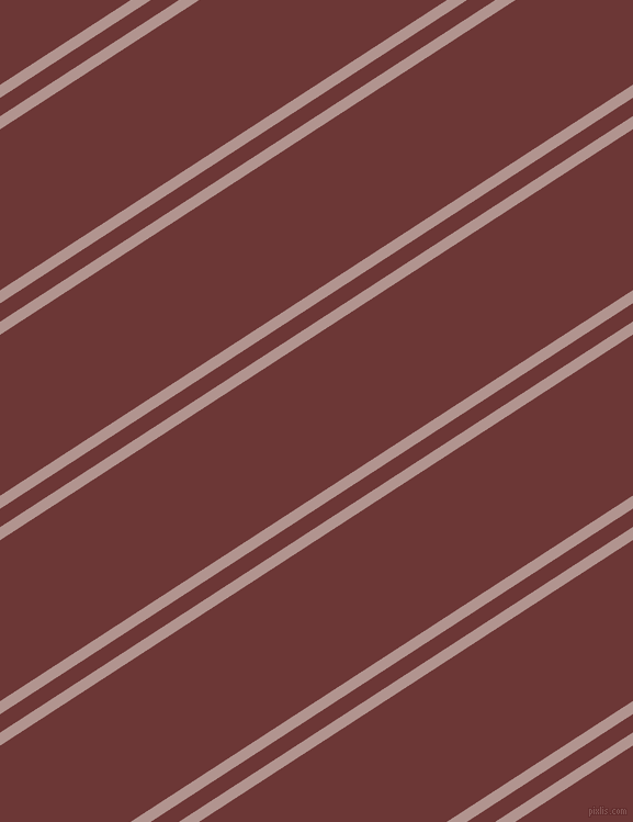 33 degree angles dual stripe lines, 10 pixel lines width, 14 and 123 pixels line spacing, Thatch and Sanguine Brown dual two line striped seamless tileable