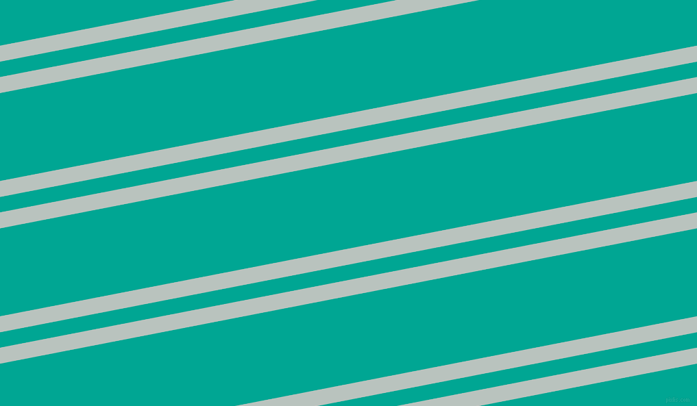 11 degree angles dual stripe line, 23 pixel line width, 22 and 126 pixels line spacing, Tiara and Persian Green dual two line striped seamless tileable