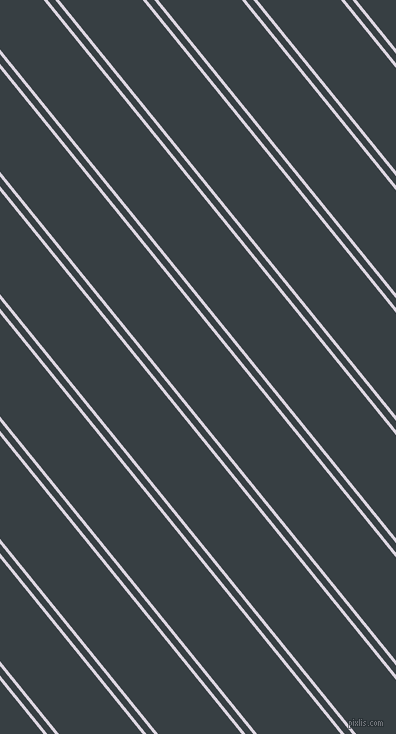 129 degree angle dual stripe line, 3 pixel line width, 6 and 65 pixel line spacing, Titan White and Mirage dual two line striped seamless tileable