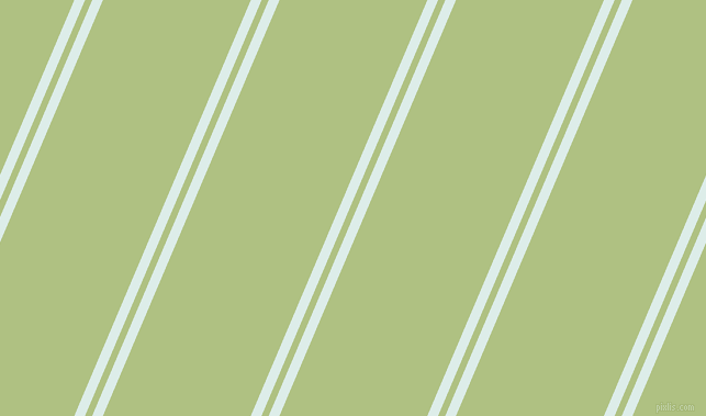 67 degree angles dual stripe line, 9 pixel line width, 6 and 124 pixels line spacing, Tranquil and Caper dual two line striped seamless tileable