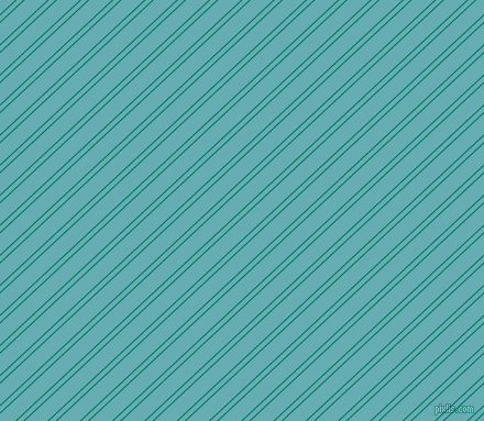 43 degree angles dual stripes lines, 1 pixel lines width, 4 and 14 pixels line spacing, Tropical Rain Forest and Fountain Blue dual two line striped seamless tileable