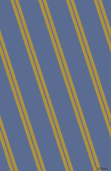 108 degree angle dual striped line, 11 pixel line width, 4 and 66 pixel line spacing, Turmeric and Waikawa Grey dual two line striped seamless tileable