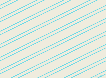 26 degree angle dual stripe lines, 3 pixel lines width, 10 and 33 pixel line spacing, Turquoise Blue and Rice Cake dual two line striped seamless tileable
