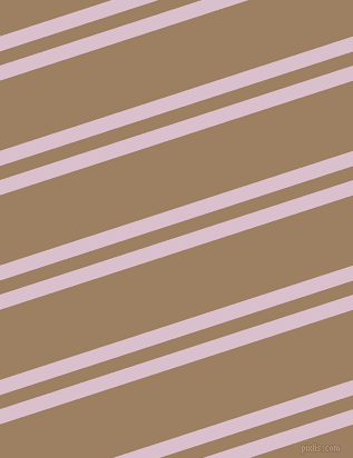 18 degree angles dual striped line, 13 pixel line width, 12 and 60 pixels line spacing, Twilight and Sorrell Brown dual two line striped seamless tileable