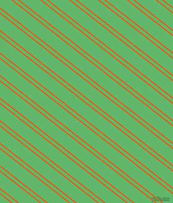 142 degree angles dual stripes lines, 2 pixel lines width, 6 and 26 pixels line spacing, Vermilion and Fern dual two line striped seamless tileable