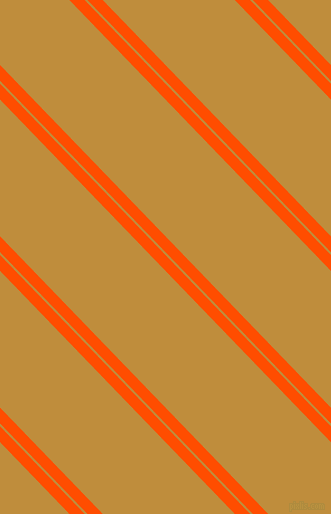 134 degree angles dual striped line, 11 pixel line width, 2 and 95 pixels line spacing, Vermilion and Pizza dual two line striped seamless tileable