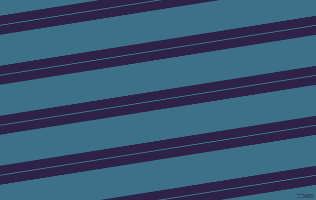 9 degree angle dual stripes line, 18 pixel line width, 2 and 62 pixel line spacing, Violent Violet and Calypso dual two line striped seamless tileable